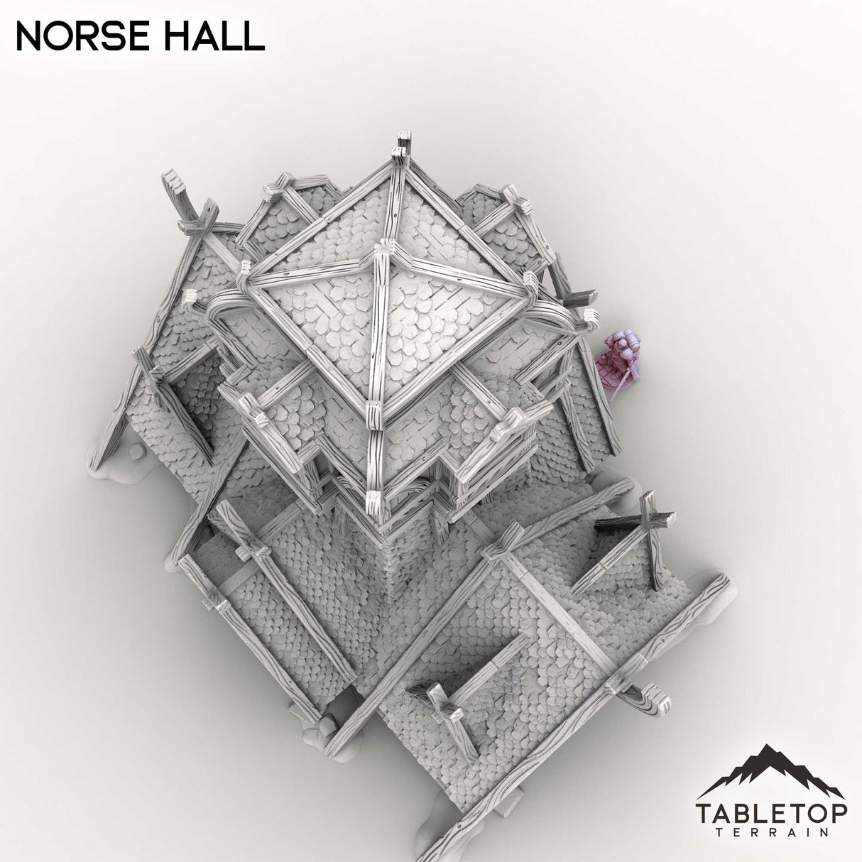 Tabletop Terrain Building Norse Hall