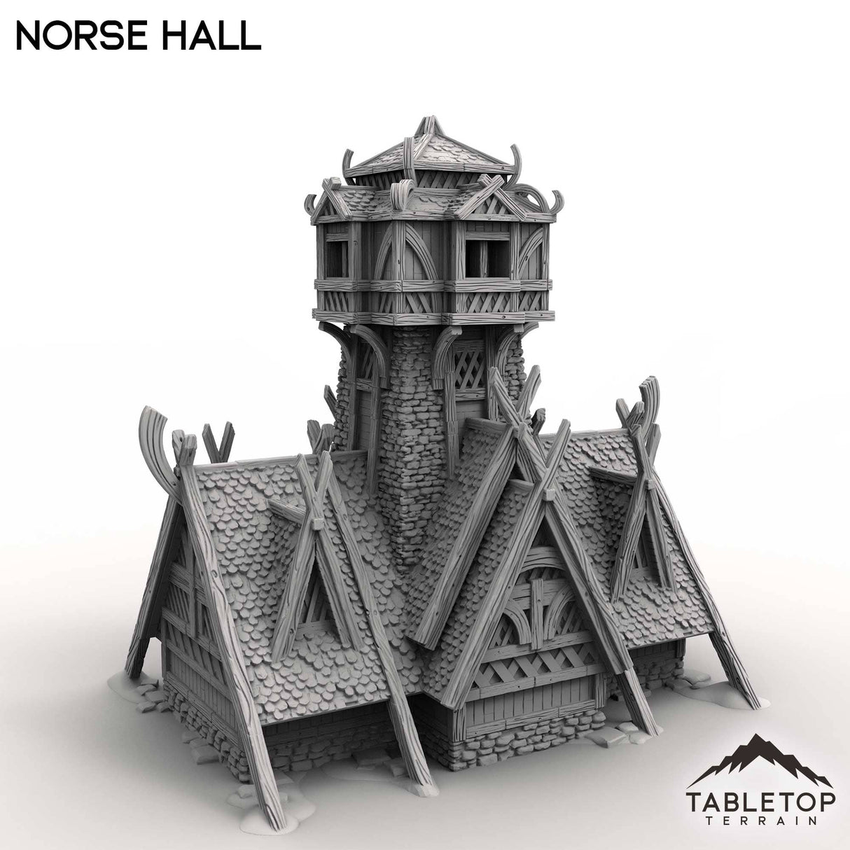 Tabletop Terrain Building Norse Hall