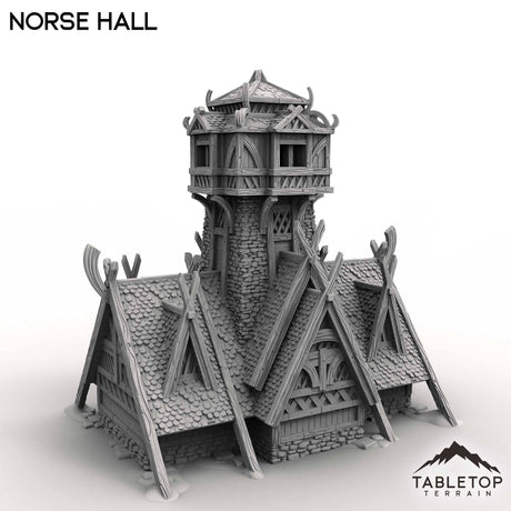 Tabletop Terrain Building Norse Hall