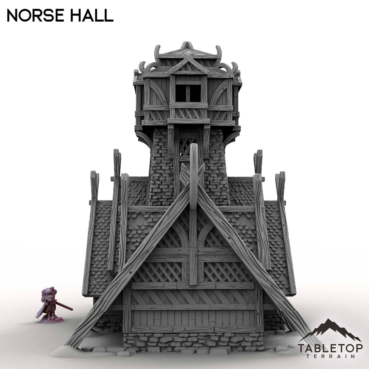 Tabletop Terrain Building Norse Hall