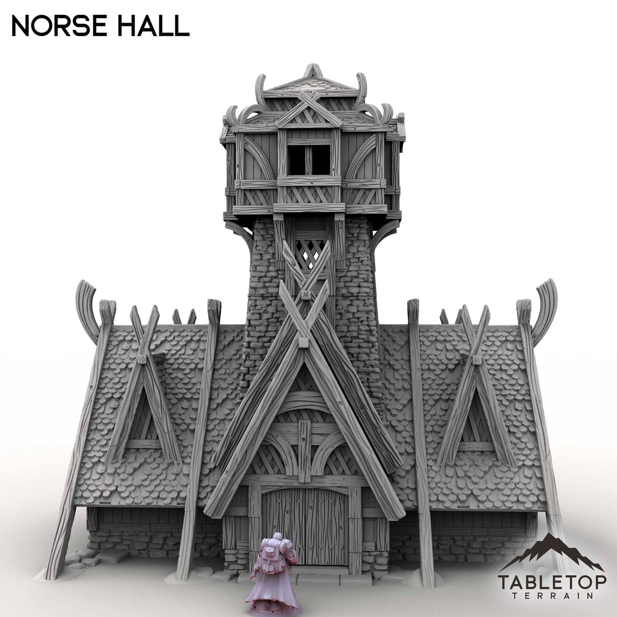 Tabletop Terrain Building Norse Hall