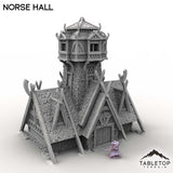 Tabletop Terrain Building Norse Hall