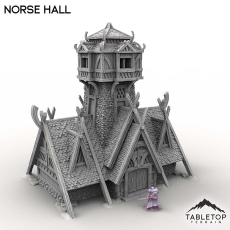 Tabletop Terrain Building Norse Hall