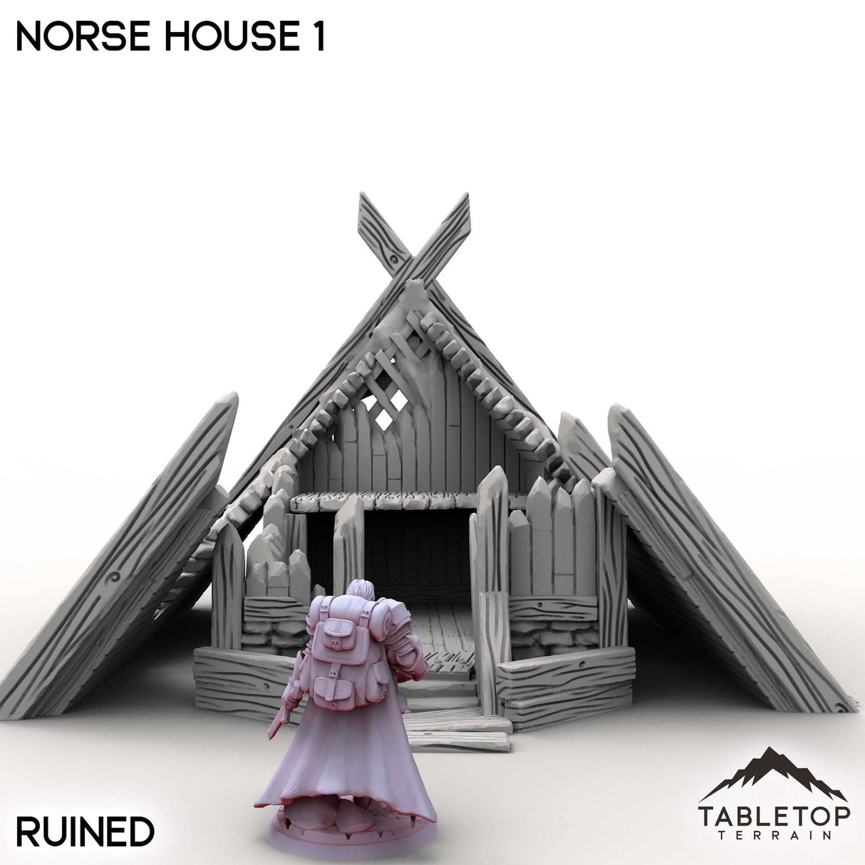 Tabletop Terrain Building Norse House 1