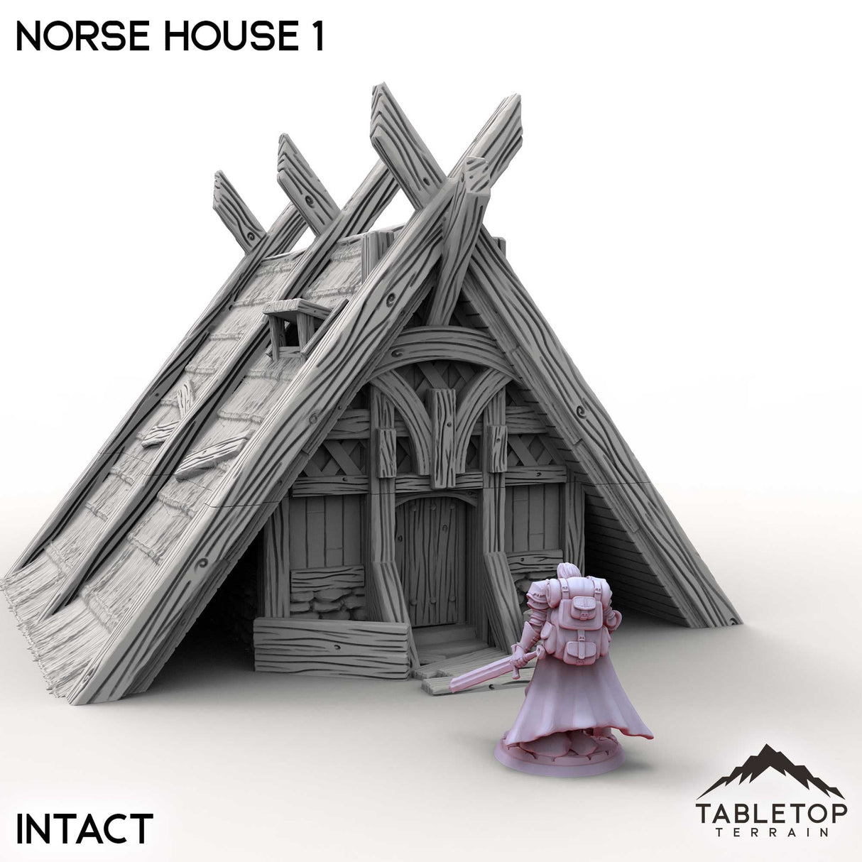 Tabletop Terrain Building Norse House 1
