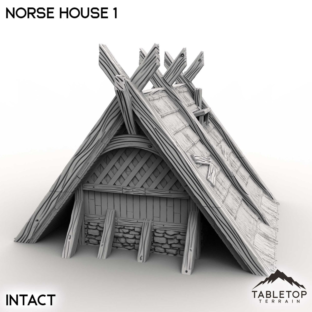 Tabletop Terrain Building Norse House 1