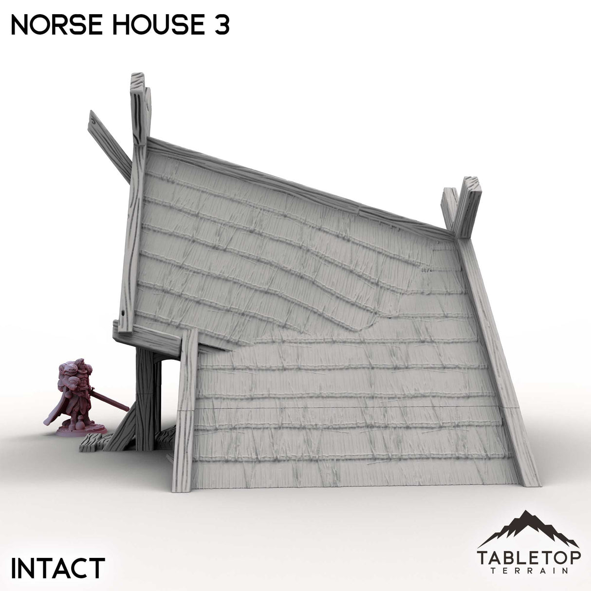 Tabletop Terrain Building Norse House 3