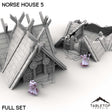 Tabletop Terrain Building Norse House 5