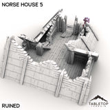 Tabletop Terrain Building Norse House 5