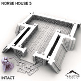 Tabletop Terrain Building Norse House 5