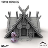 Tabletop Terrain Building Norse House 5
