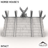 Tabletop Terrain Building Norse House 5