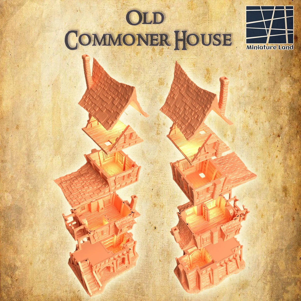 Tabletop Terrain Building Old Commoner House