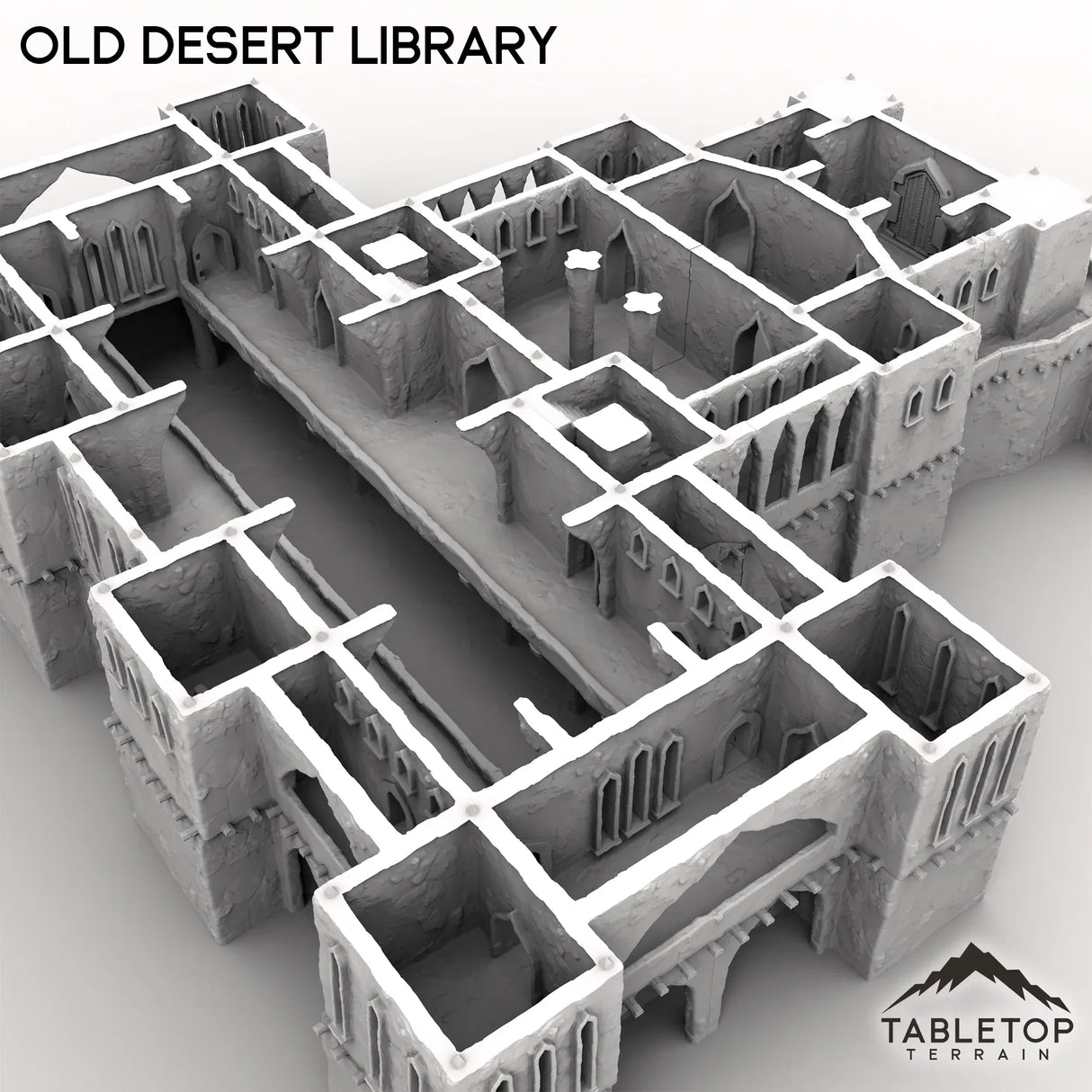 Tabletop Terrain Building Old Desert Library