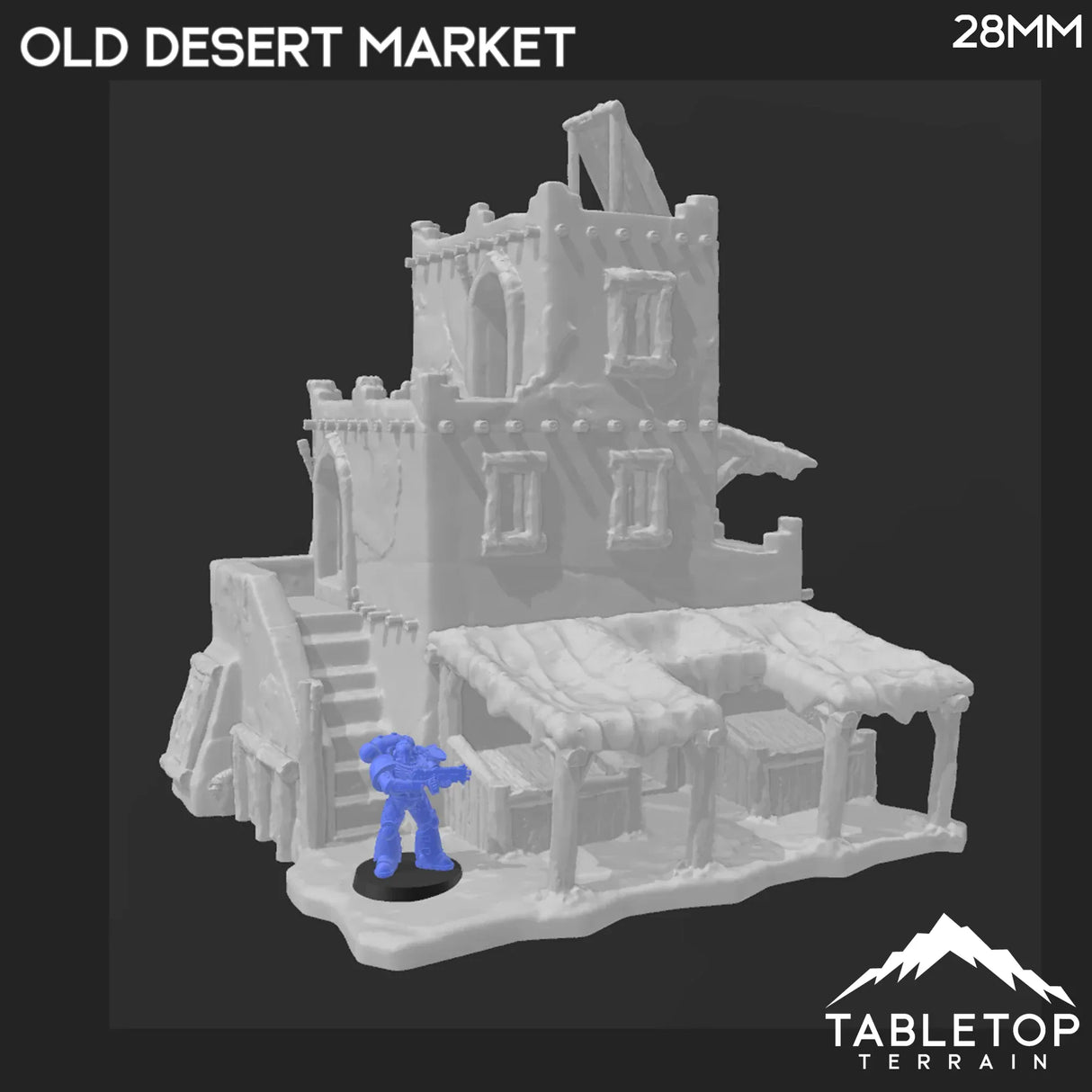 Tabletop Terrain Building Old Desert Market