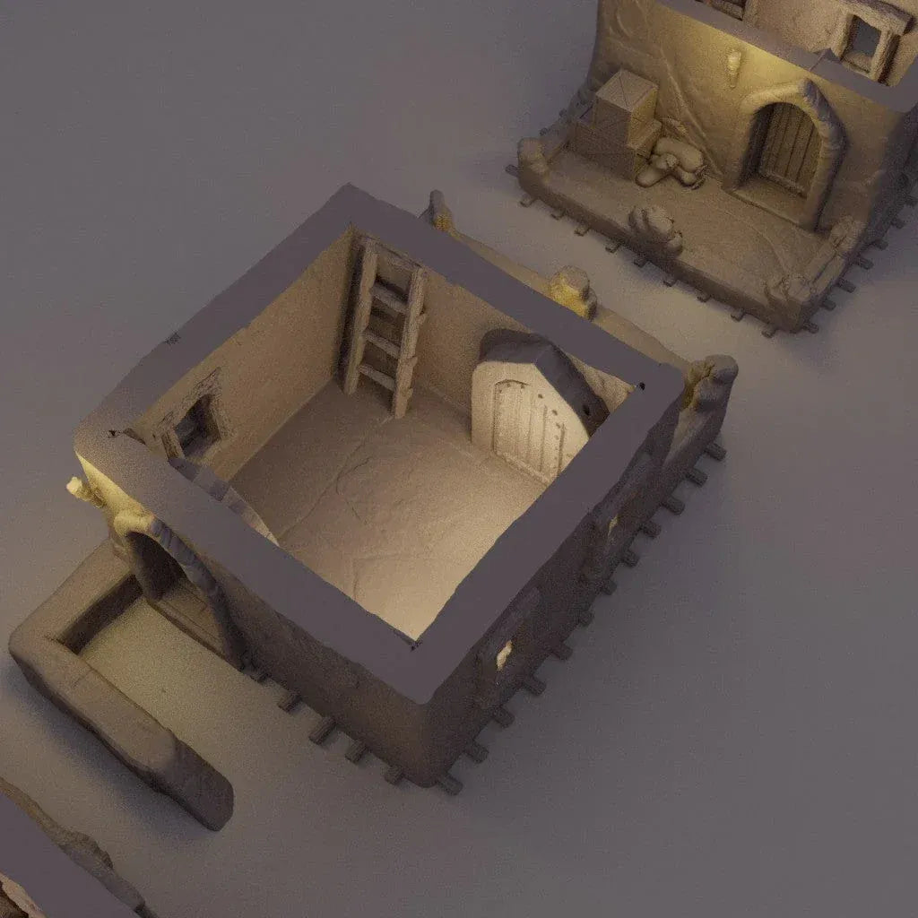 Tabletop Terrain Building Old Desert Market