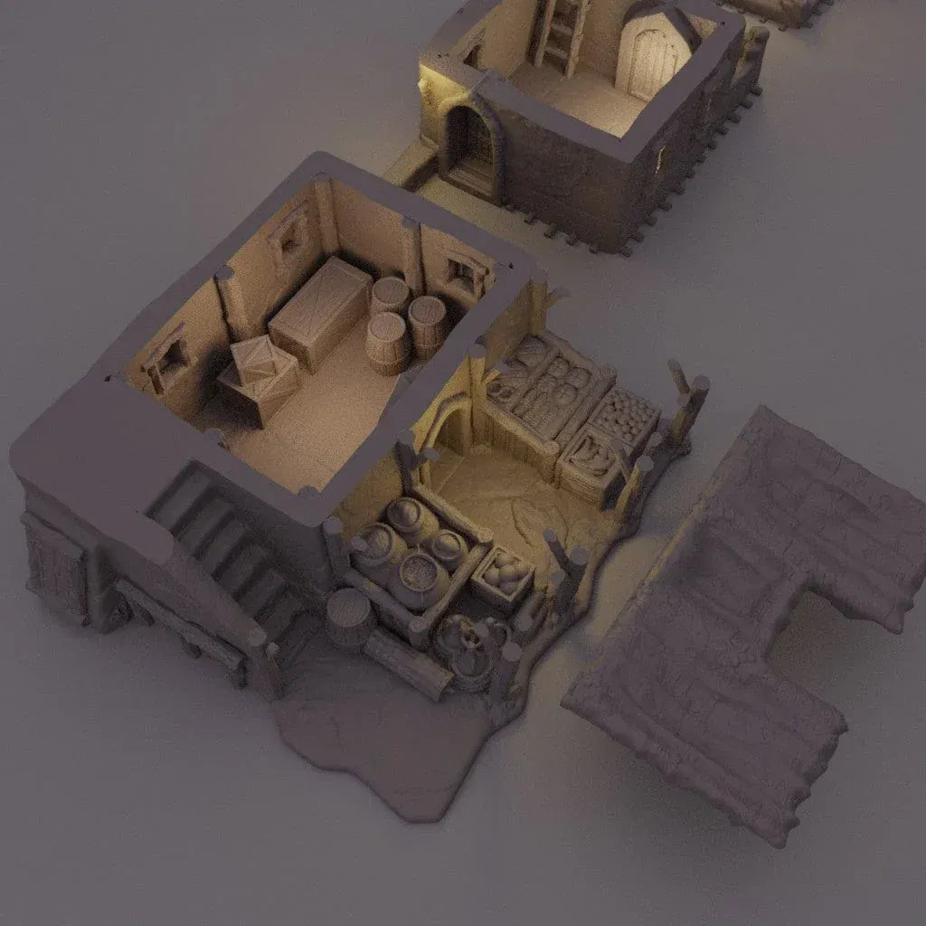 Tabletop Terrain Building Old Desert Market