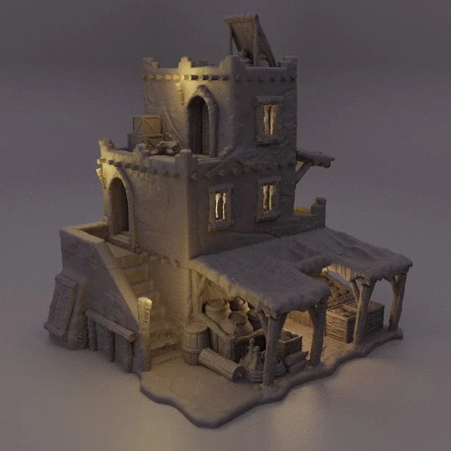 Tabletop Terrain Building Old Desert Market