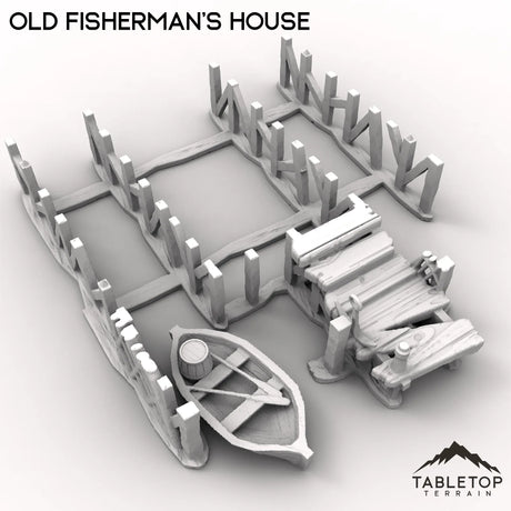Tabletop Terrain Building Old Fisherman's House