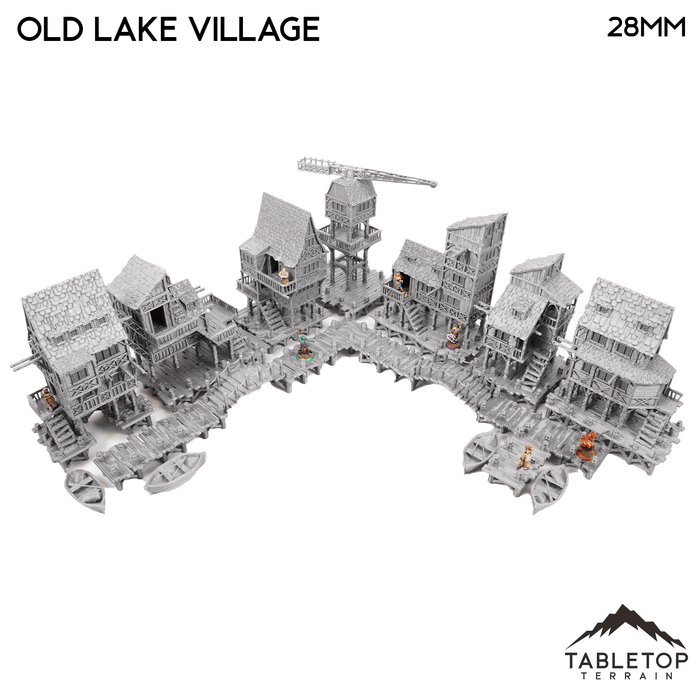 Tabletop Terrain Building Old Lake Village