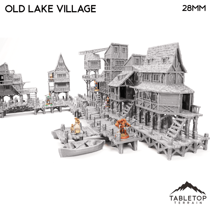 Tabletop Terrain Building Old Lake Village