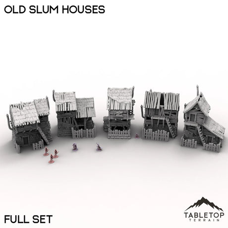 Tabletop Terrain Building Old Slum Houses
