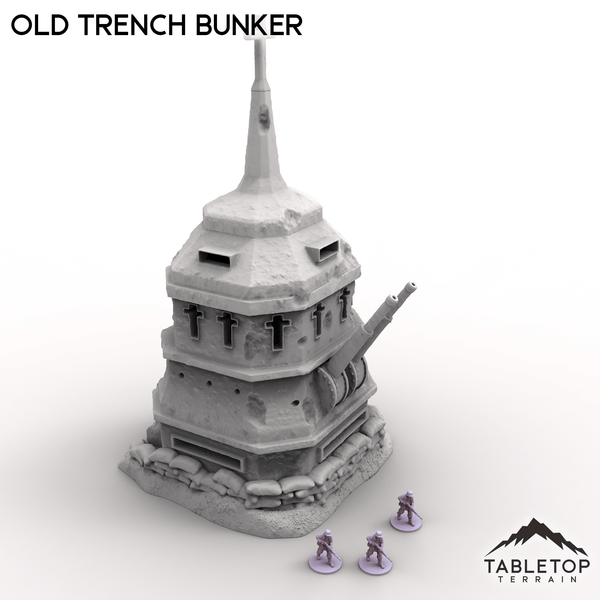 Tabletop Terrain Building Old Trench Bunker
