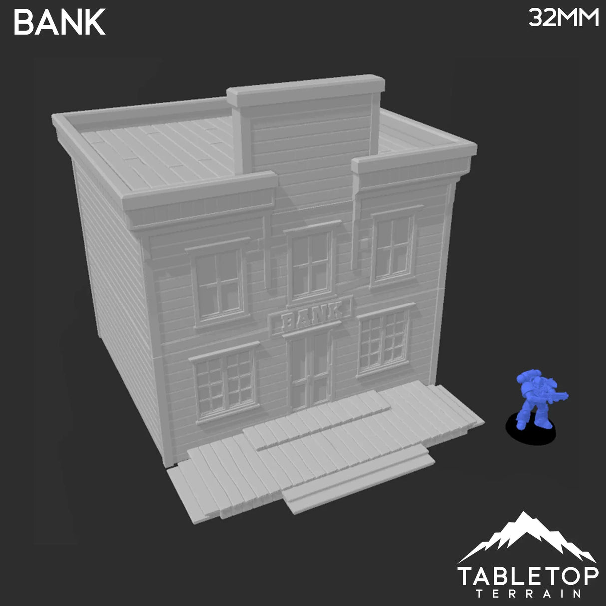 Tabletop Terrain Building Old West Bank - Wild West Building
