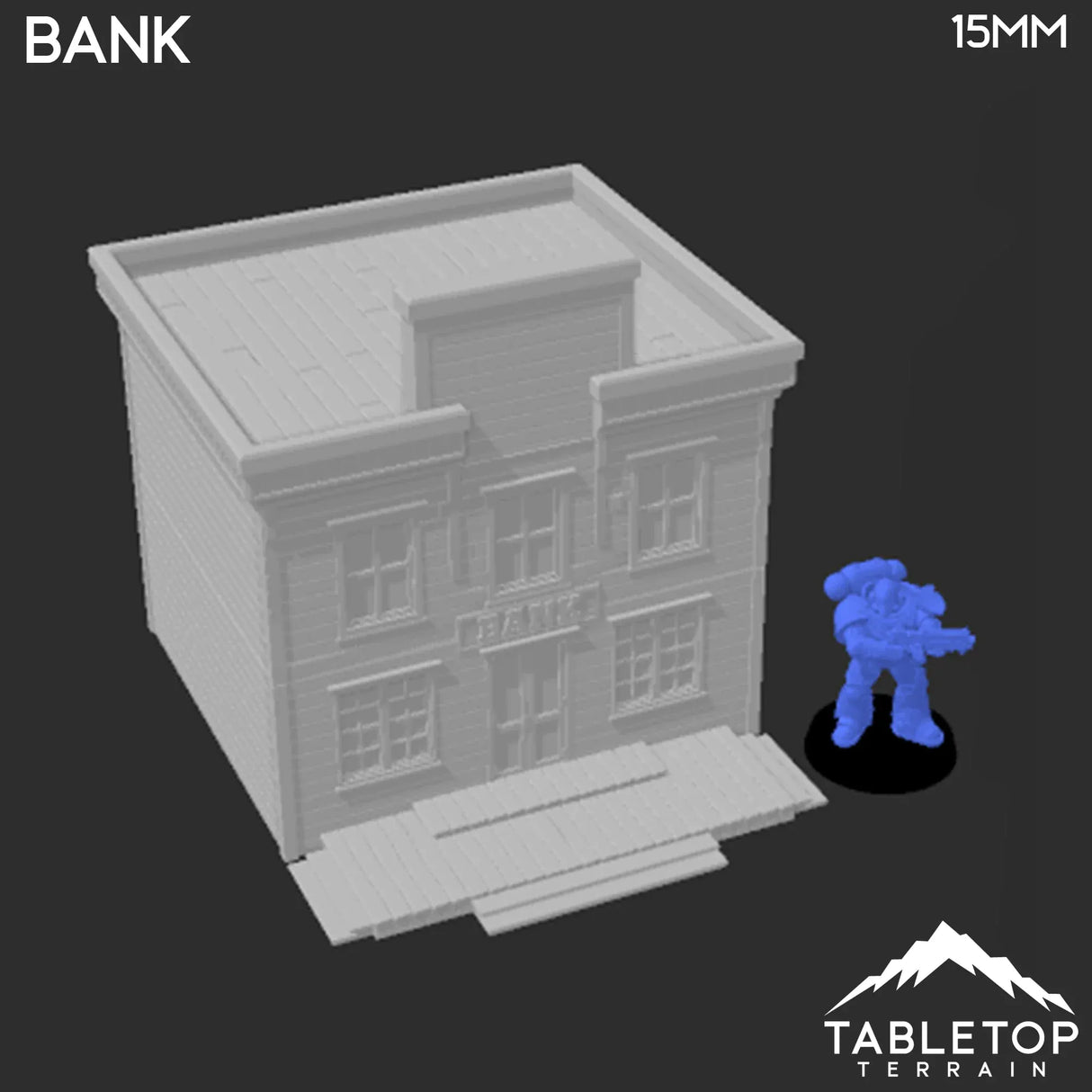 Tabletop Terrain Building Old West Bank - Wild West Building