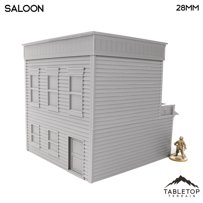 Tabletop Terrain Building Old West Saloon - Wild West Building