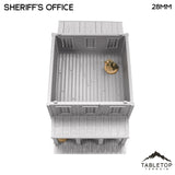 Tabletop Terrain Building Old West Sheriff's Office - Wild West Building