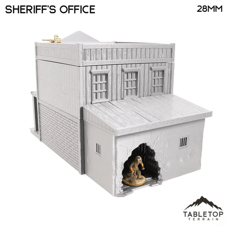 Tabletop Terrain Building Old West Sheriff's Office - Wild West Building