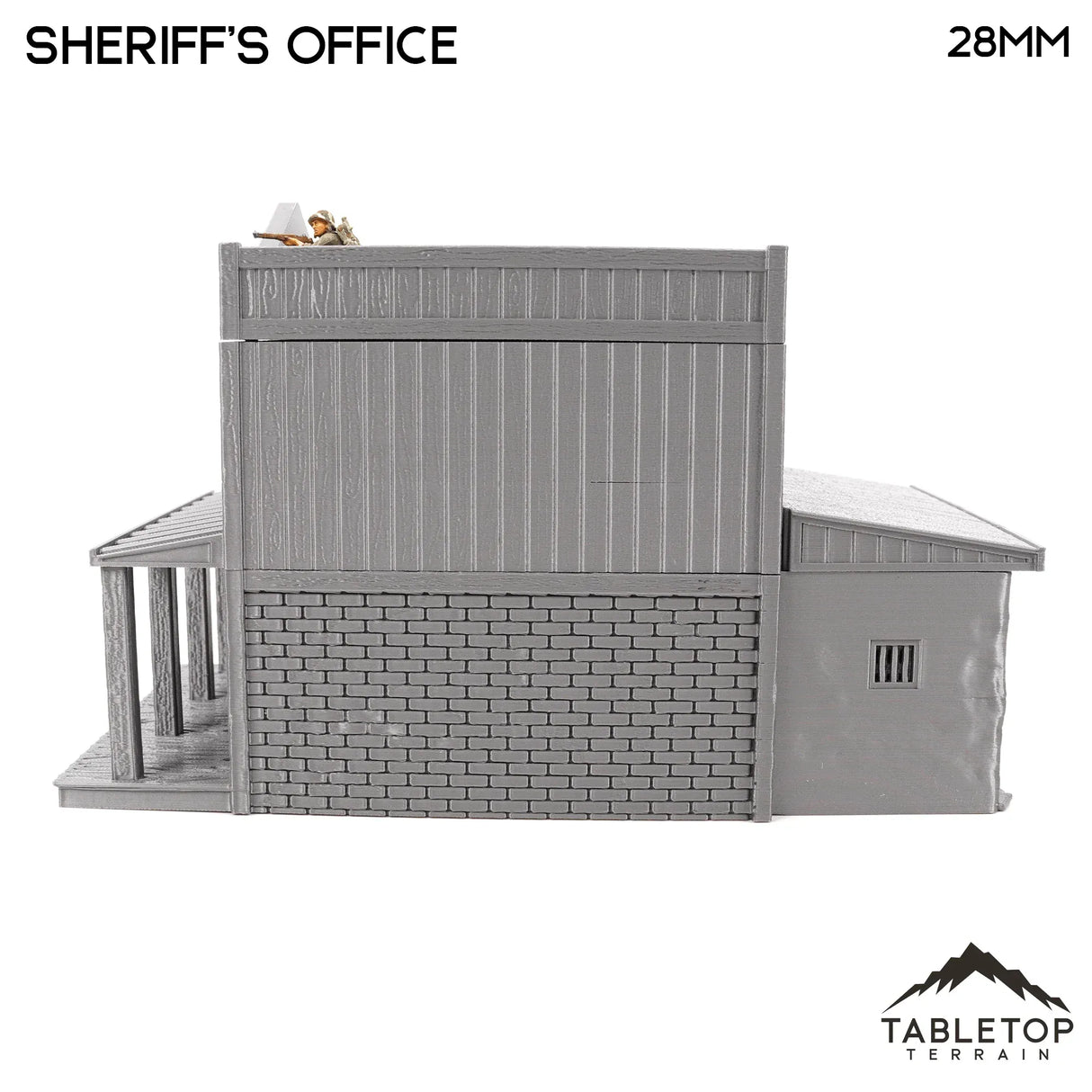 Tabletop Terrain Building Old West Sheriff's Office - Wild West Building