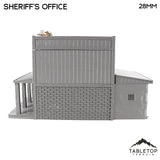 Tabletop Terrain Building Old West Sheriff's Office - Wild West Building