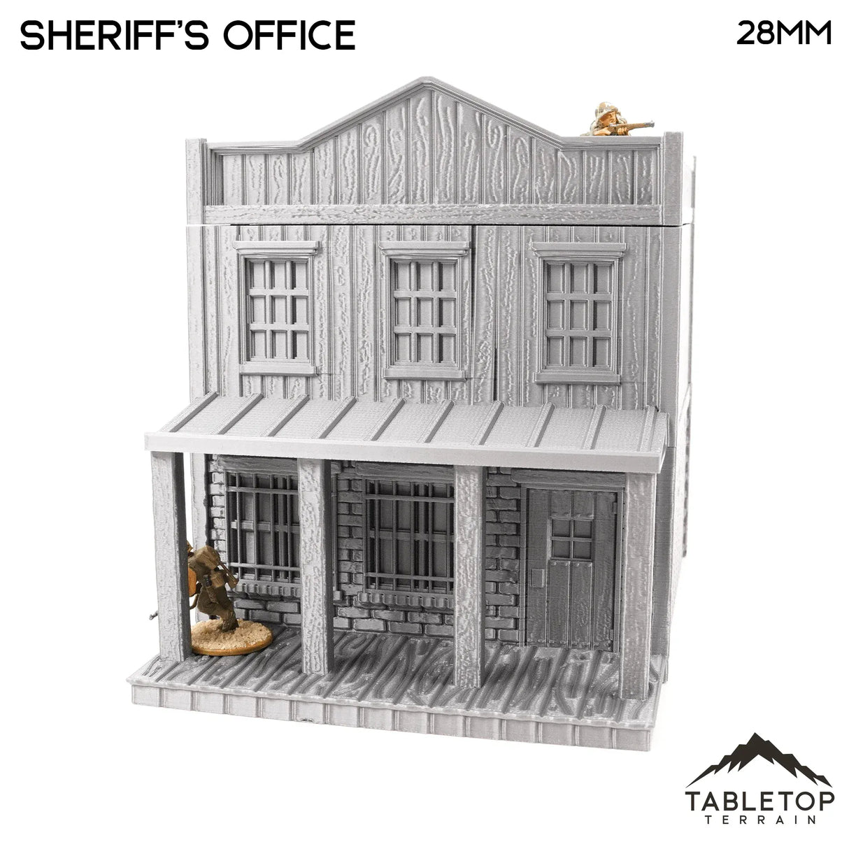 Tabletop Terrain Building Old West Sheriff's Office - Wild West Building