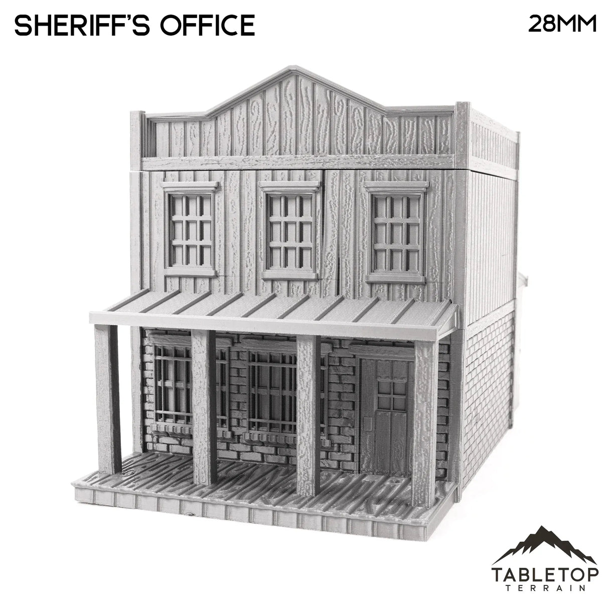 Tabletop Terrain Building Old West Sheriff's Office - Wild West Building