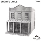 Tabletop Terrain Building Old West Sheriff's Office - Wild West Building