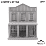 Tabletop Terrain Building Old West Sheriff's Office - Wild West Building