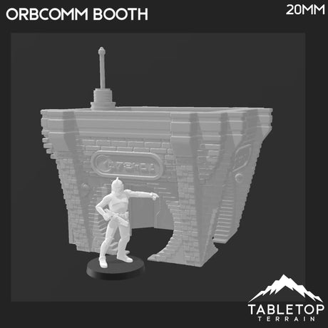 Tabletop Terrain Building OrbComm Booth - Ord Ferrum