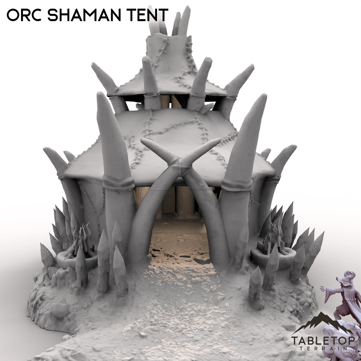 Tabletop Terrain Building Orc Shaman Tent