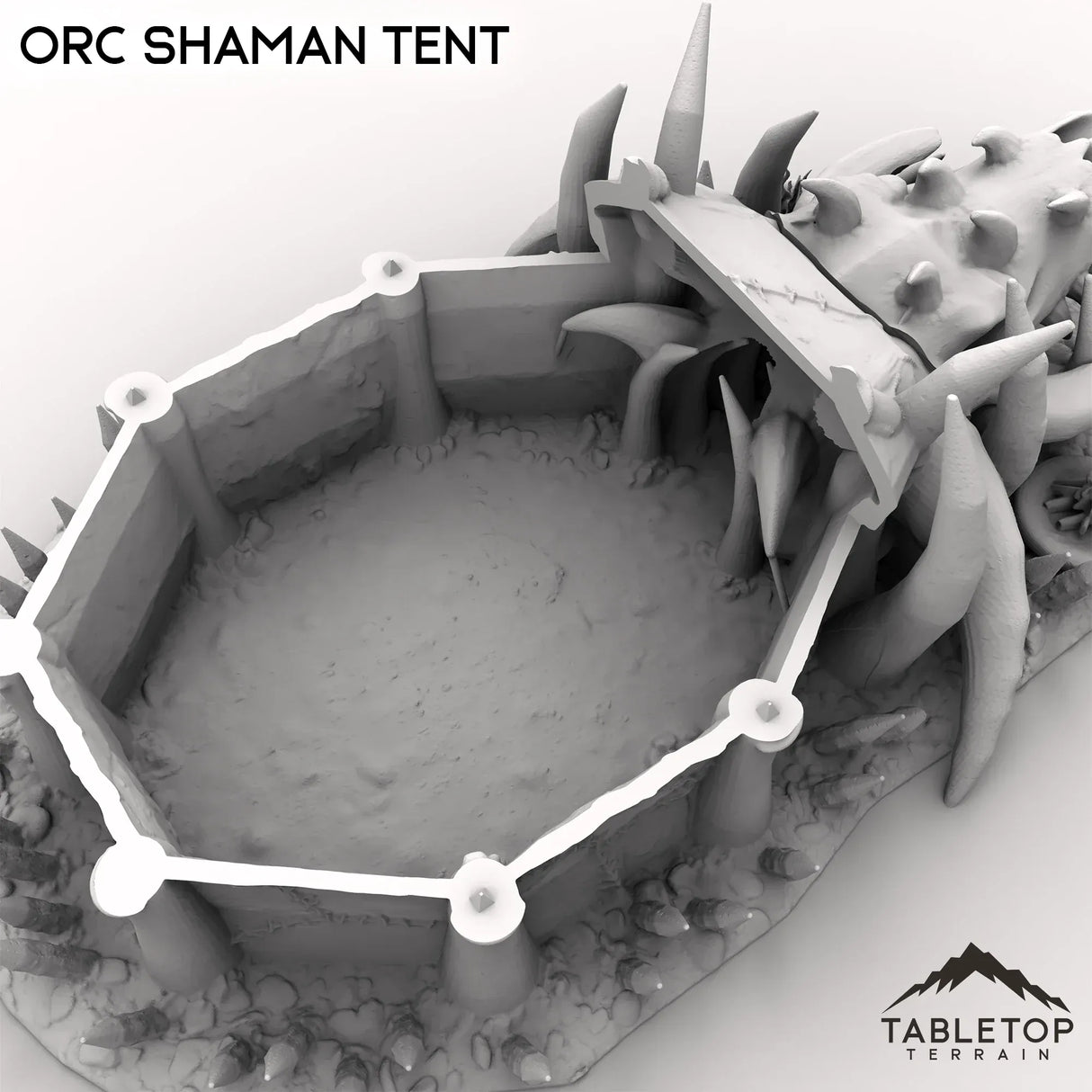 Tabletop Terrain Building Orc Shaman Tent