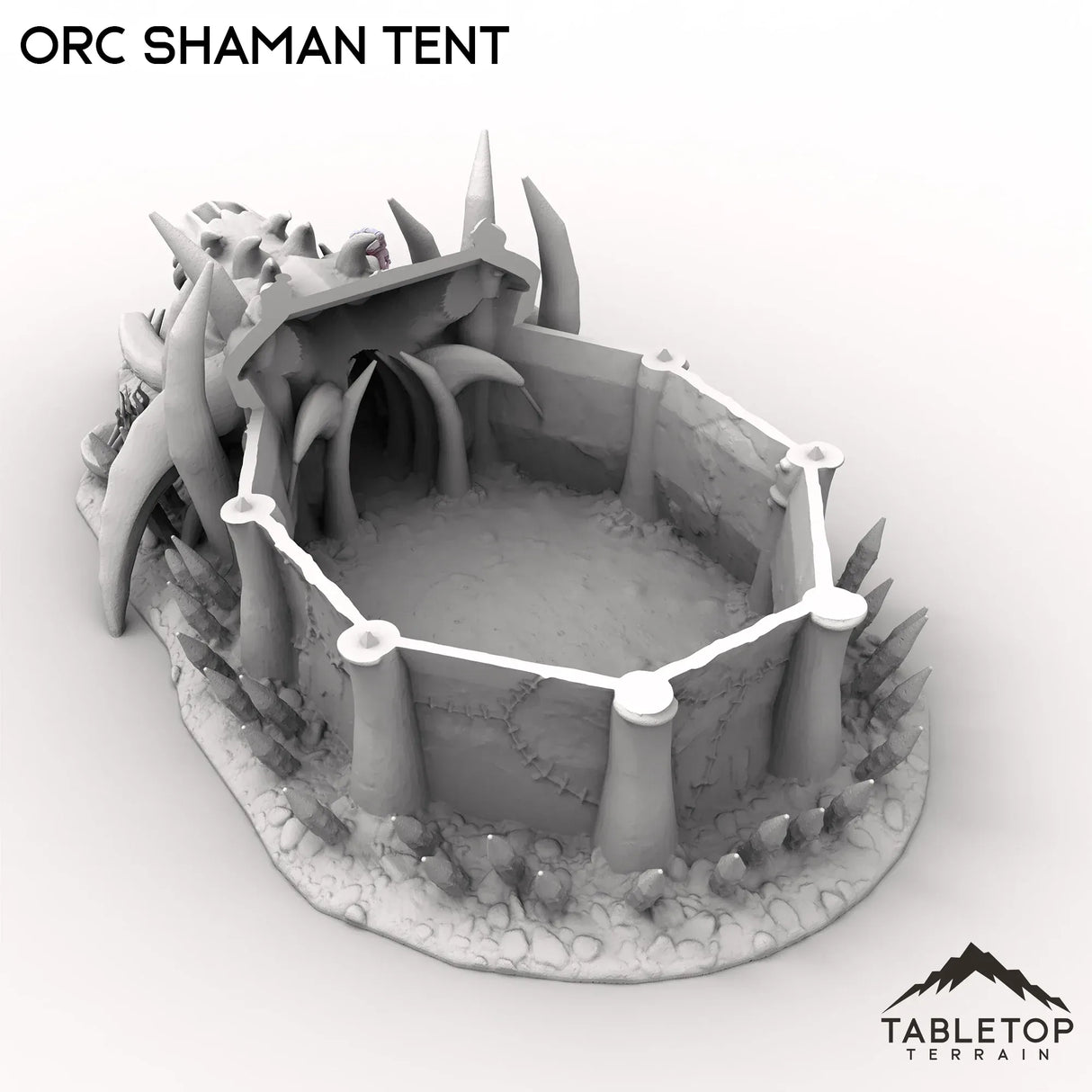 Tabletop Terrain Building Orc Shaman Tent