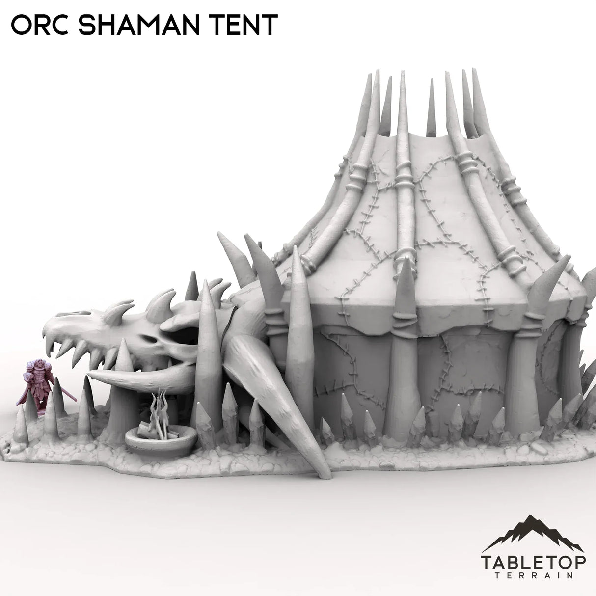 Tabletop Terrain Building Orc Shaman Tent