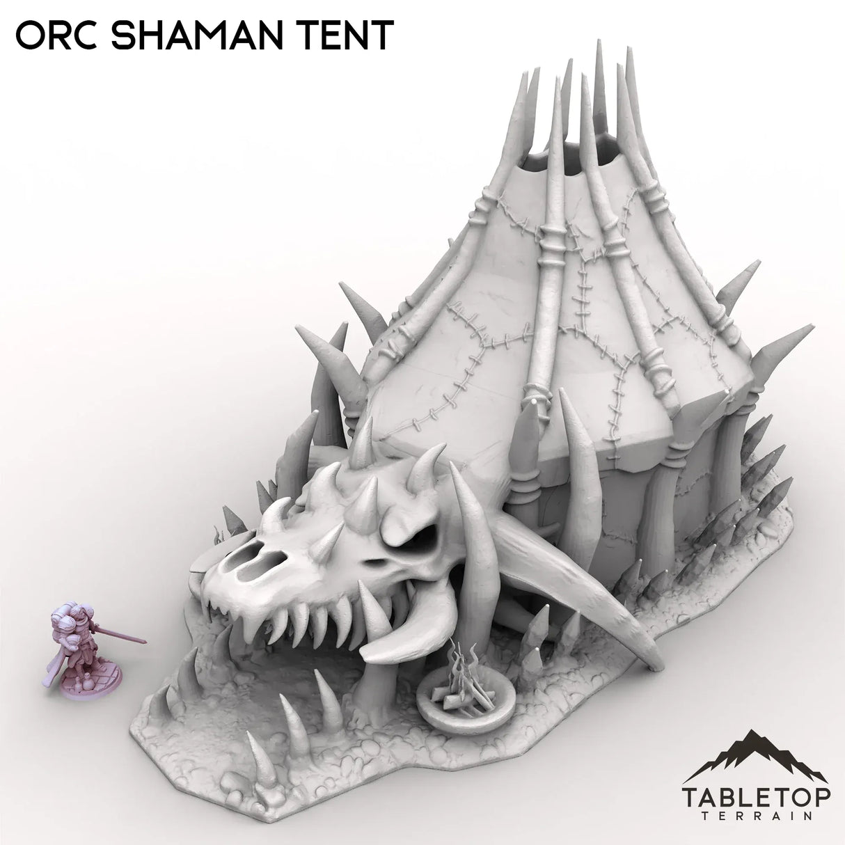 Tabletop Terrain Building Orc Shaman Tent