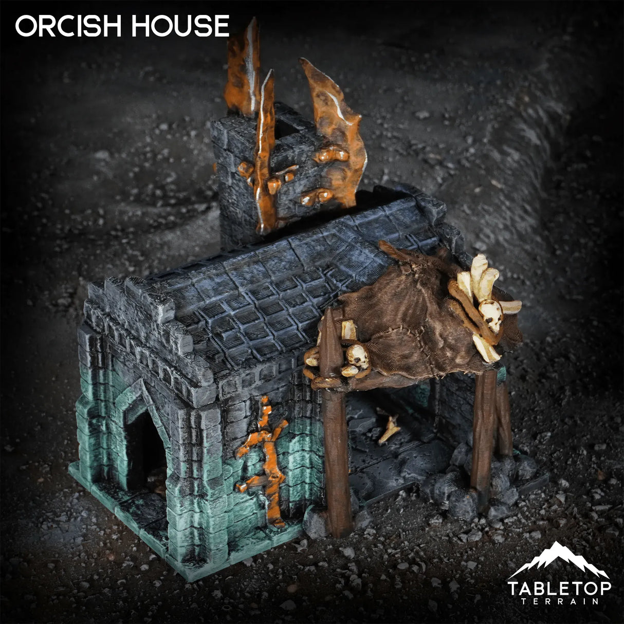 Tabletop Terrain Building Orcish House - Kingdom of Azragor