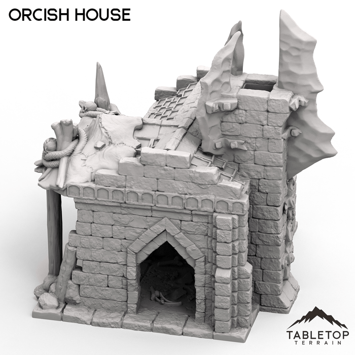 Tabletop Terrain Building Orcish House - Kingdom of Azragor