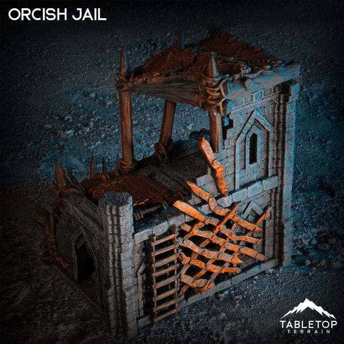 Tabletop Terrain Building Orcish Jail - Kingdom of Azragor