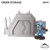 Tabletop Terrain Building Order Storage