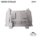 Tabletop Terrain Building Order Storage