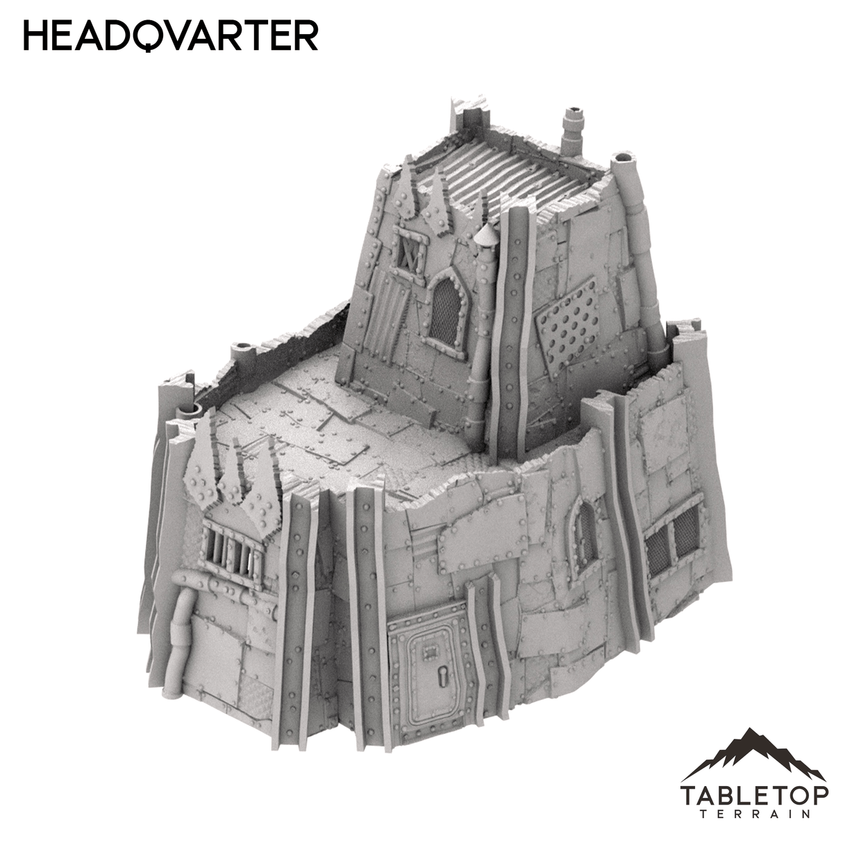 Tabletop Terrain Building Ork Headqvarter - Rivet City